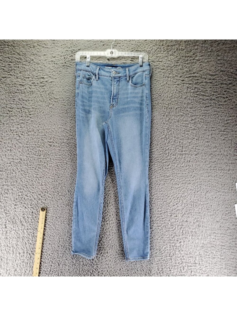 Old Navy Jeans Women’s 6 Blue Rockstar Super Skinny High-Rise Stretch Denim